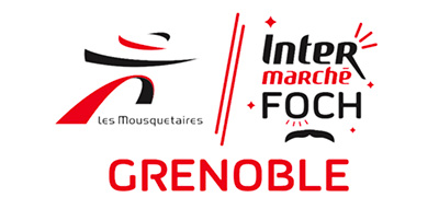 Logo intermarché Grenoble partenaire Raidlight Trail Festival